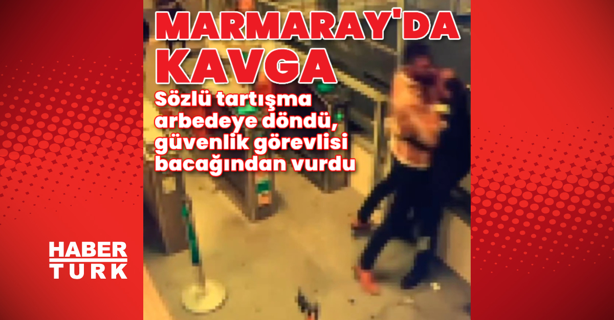 Marmaray’da kavga