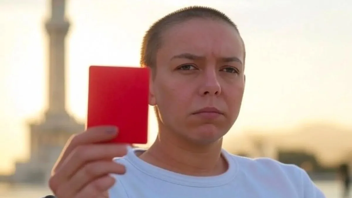 Engelli kadından Büyükşehir’e kırmızı kartlı protesto!