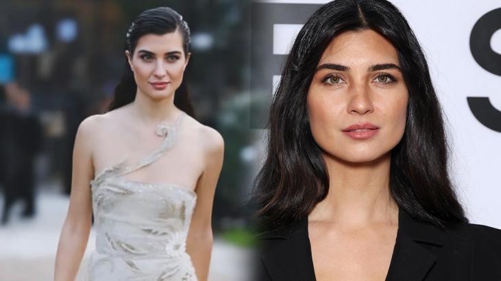 Tuba Büyüküstün, Paris Moda haftasına damga vurdu! ‘Sade ve şık’